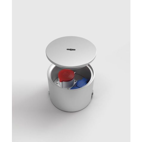 Réservoir de sol 7002A - 2x UTE + 1x CEE 5/16A 400V - Alu 900 kg IP67