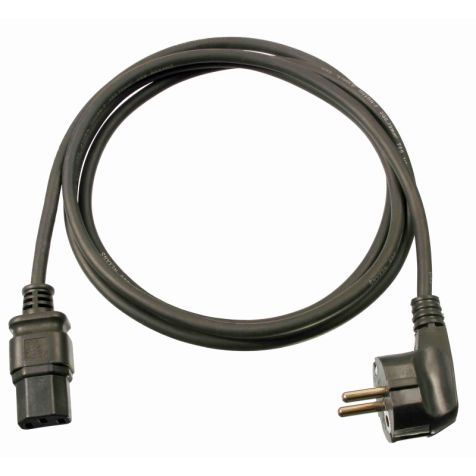 Câble de raccordement pour appareils froids -70°C, 2m H05VV-F3G0.75 noir