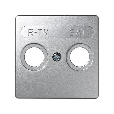 S73 Enjoliveur Prise Tv + R - Aluminium