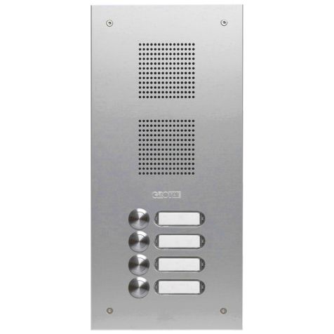 Plaque de porte alu. avec 4x boutons poussoirs EV1 TS 787