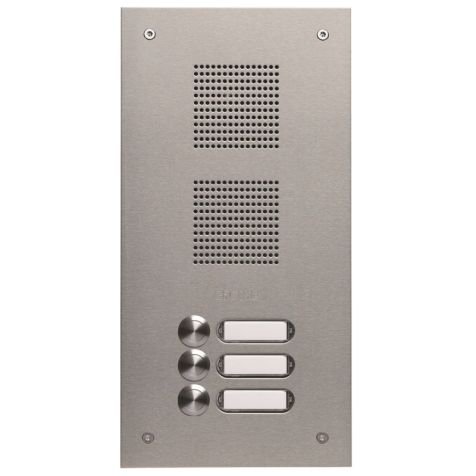 TS 788 plaque de rue inox V2A 3 bp. 160x318x2mm