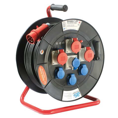 MAMMUT 460 - 40m H07RN-F 5G2,5 16A 230/400V + 3x16A 230V + 3x16A 400V met standaard chassis