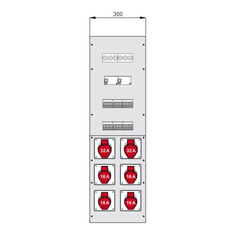 Modul 300 mm breit