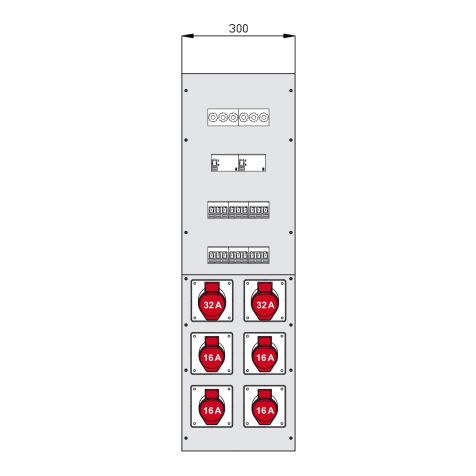 Modul 300 mm breit