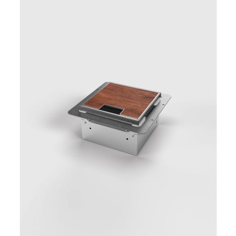 Vloerdoos 8902HB - 2 modules (2x UTE), met afdekbaar deksel