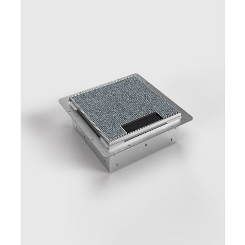 Boïte de sol 8908HB - 8 modules (8x UTE), avec couvercle recouvrable