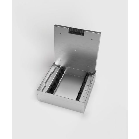 Vloerdoos 8912B - 12 modules (12x UTE), met afdekbaar deksel