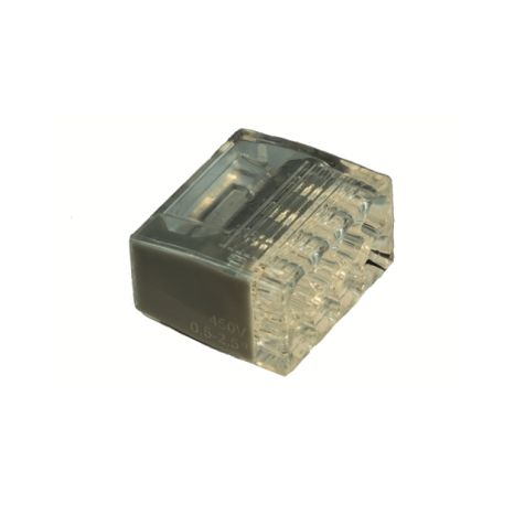 Borne de raccordement rapide Mini 8P 0,5 - 2,5mm² gris