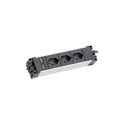 STEP ALU powerstrip 3 modulen (3x CH 90°)