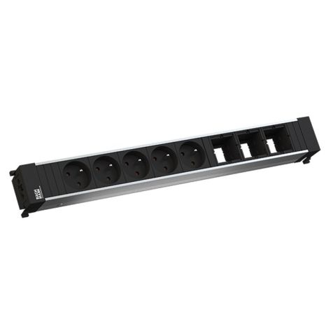 CONFERENCE/TOP FRAME powerstrip 8 modulen (5x UTE 3x Lege mod) GST18i3 in/out