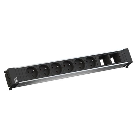 CONFERENCE/TOP FRAME powerstrip 8 modulen (6x UTE 2x Lege mod) GST18i3 in/out