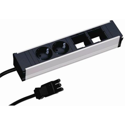 CONI powerstrip 4 modulen (2x Stopcontacten 2x Lege mod) GST18i3 (SHUKO)