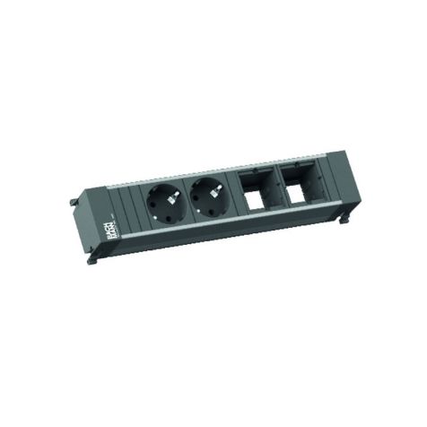 POWER FRAME powerstrip 4 modulen (2x Stopcontacten 2x Lege mod) GST18i3