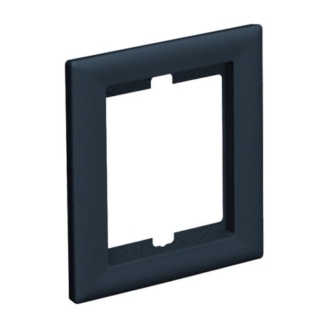 Module adapter 50x50mm zwart