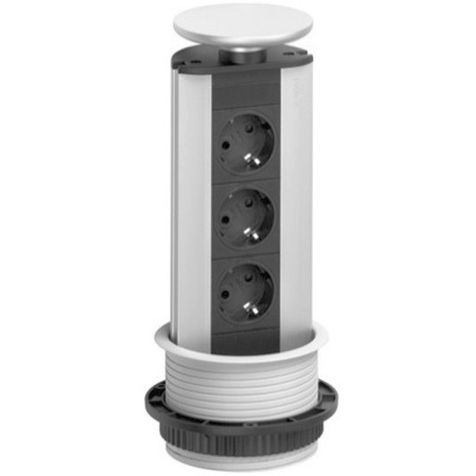 EVOLINE PORT 3x 10/16A Aluminium (SHUKO)