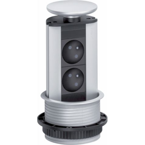 EVOLINE PORT 2x 10/16A UTE Aluminium