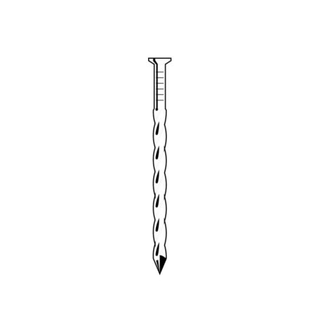 Schroefnagel 4,50*100 250st