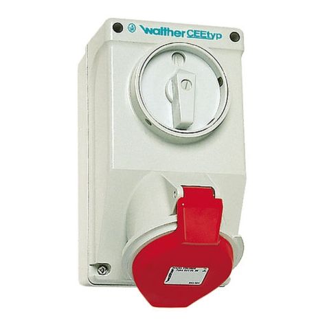 Wandstopcontact 16A 3P 110V 4h IP44