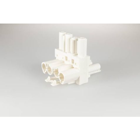 AC166 GVT 3 splitter, 4-pôles, 1 in 2 out, blanc