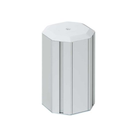 K45 Mini-colonne 130x125mm 4 faces 4x - H210mm - Aluminium