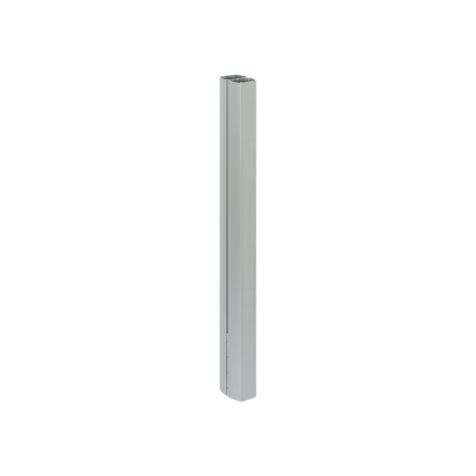 K45 Prolongation colonne NÂ°7 ovale 2 faces - 1 m - Aluminiu