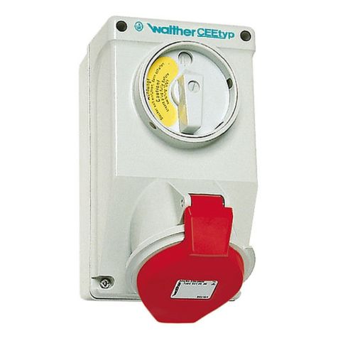 Wandsteckdose 32A 4P 110V 4h IP44
