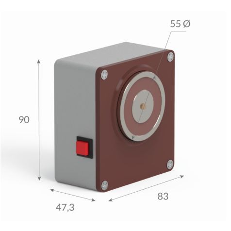 Door Holders Magnet 60 Kg  met Dual Voltage 12-24Vdc 