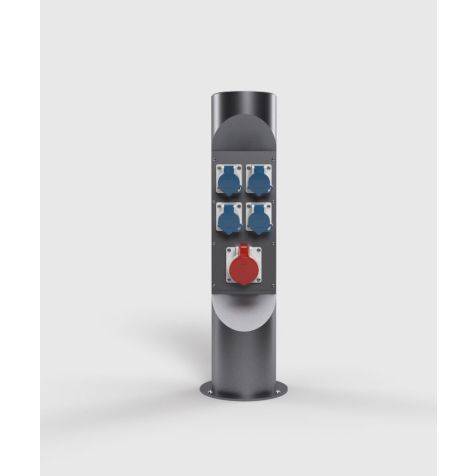Energiezuil ES323 - 5 modules (4x CEE 3/16A + 1x CEE 5/16A 400V), DB701