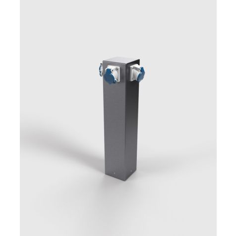 Energiezuil ES882 - 4 modules (2x UTE + 1x CEE 5/32A 400V), met verlichting, DB701