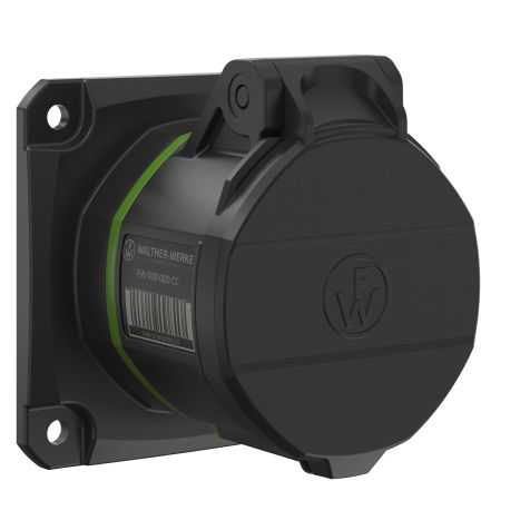 NEO Prise encastrée Droit 16A 5P 2h IP54>50 500V avec connexion à  vis