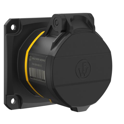 NEO Inbouwstopcontact Recht 16A 5P 4h IP54 110V met schroefaansluiting