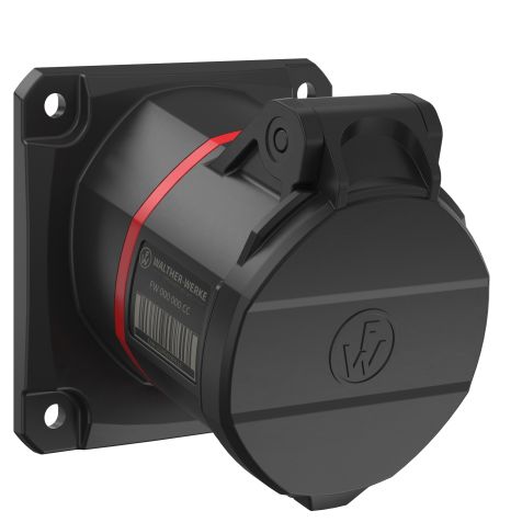 NEO Prise encastrée inclinée 16A 5P 6h IP54 400V avec connexion à  vis