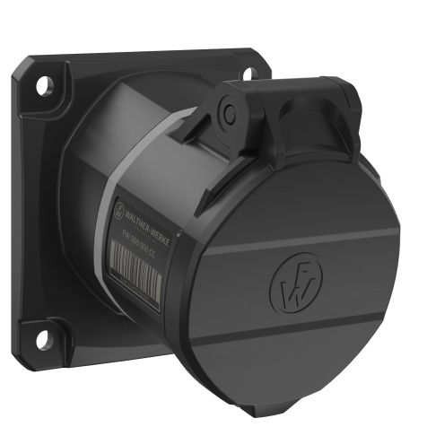 NEO Prise encastrée inclinée 16A 5P 12hIP54 1000V avec connexion à  vis