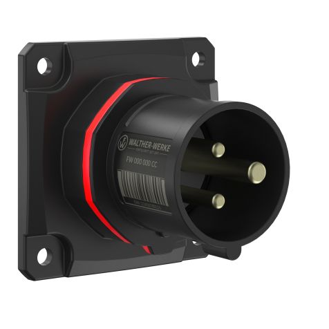 NEO Toestelstekker Recht 16A 3P 9h IP54 400-440V met schroefaansluiting