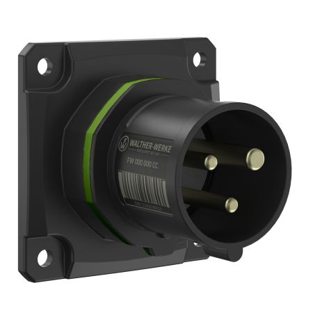 NEO Toestelstekker Recht 16A 3P 10h IP54 >50-500V met schroefaansluiting