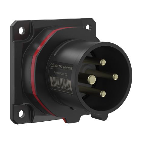 NEO Toestelstekker Recht 16A 4P 3h IP54 400-440V met veerklem