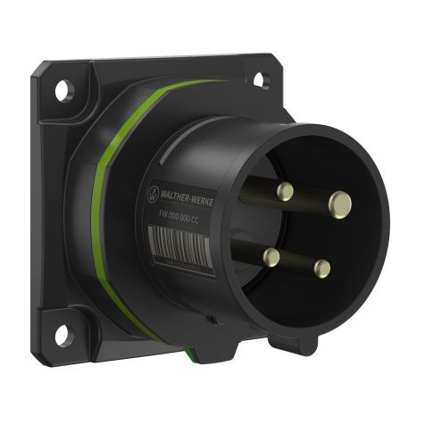 NEO Toestelstekker Recht 16A 4P 10h IP54 >50-500V met veerklem