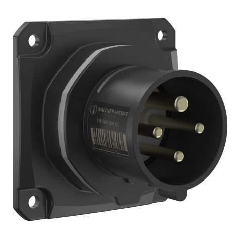 NEO Toestelstekker Recht 16A 4P 12h IP54 1000V met veerklem
