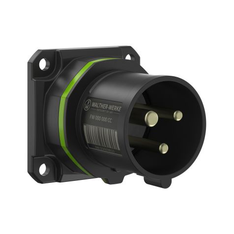 NEO Toestelstekker Recht 16A 3P 2h IP54 >50-500V met schroefaansluiting