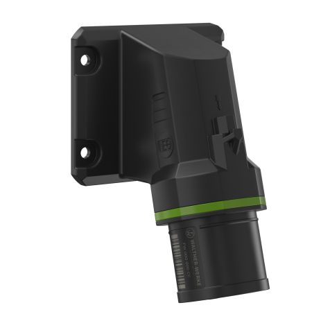 NEO Socle connecteur mural Incliné 16A 3P 2h IP54 >50-500V avec pince à ressort