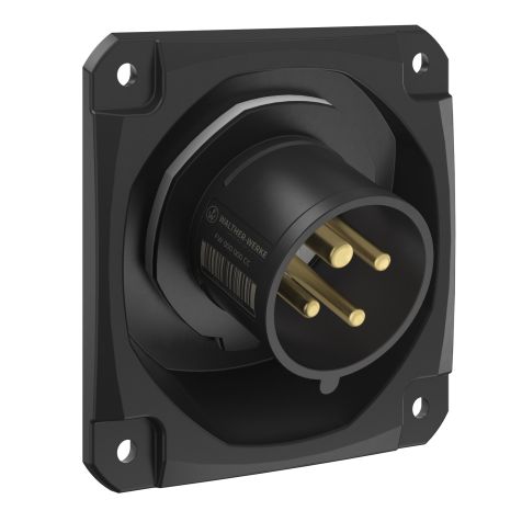 NEO Toestelstekker Schuin 16A 4P 1h IP54 1000V met veerklem