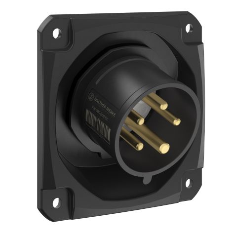 NEO Socle connecteur mural Incliné 16A 5P 7h IP54 500V avec pince à ressort