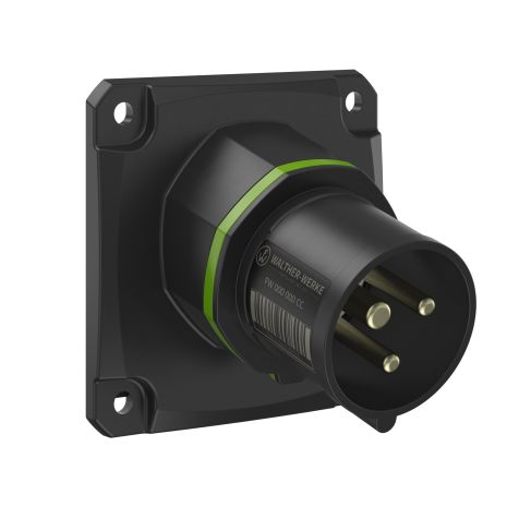 NEO Toestelstekker Schuin 16A 3P 2h IP54 >50-500V met schroefaansluiting