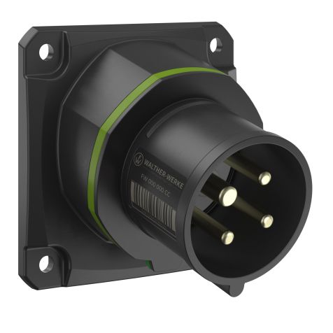 NEO Toestelstekker Schuin 16A 4P 2h IP54 >50-500V met veerklem