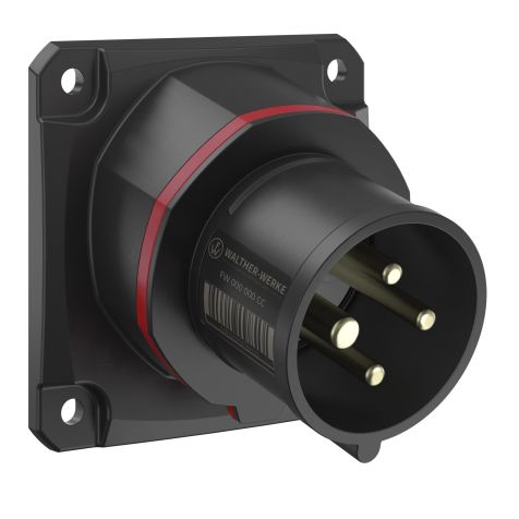 NEO Toestelstekker Schuin 16A 4P 3h IP54 400-440V met veerklem