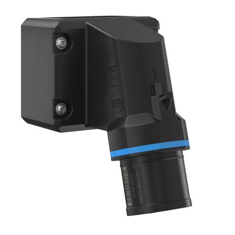 NEO Toestelstekker Schuin 16A 3P 6h IP54 230V met schroefaansluiting en draaivoet