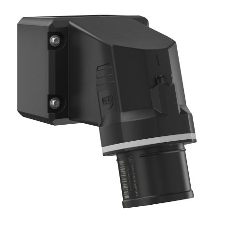 NEO Toestelstekker Schuin 16A 4P 1h IP54 1000V met veerklem en draaibare voet