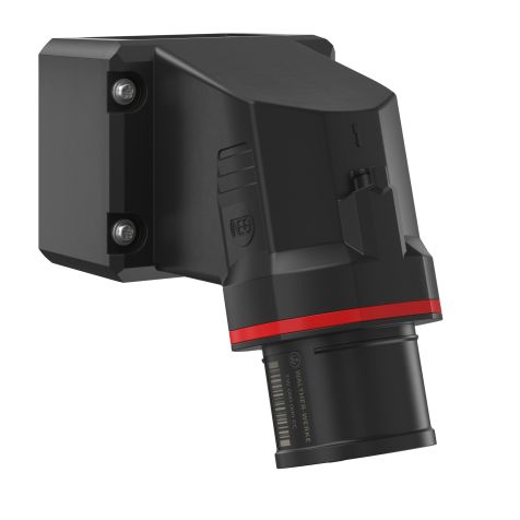 NEO Toestelstekker Schuin 16A 4P 3h IP54 400-440V met veerklem en draaibare voet