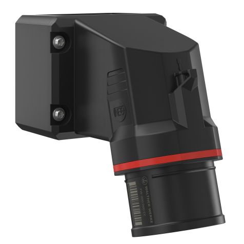 NEO Toestelstekker Schuin 16A 5P 3h IP54 400-440V met schroefaansluiting en draaivoet