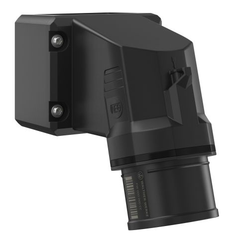 NEO Toestelstekker Schuin 16A 5P 8h IP54 500V met schroefaansluiting en draaivoet